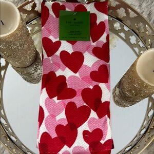 Kate Spade Heart Pattern Towel